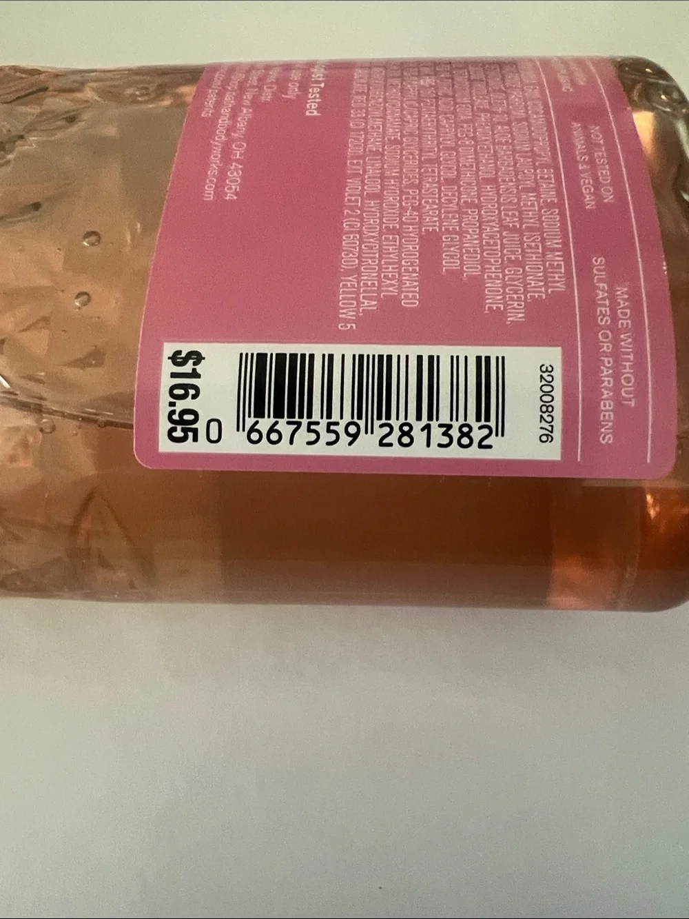 Bath & Body Works Gingham Gorgeous Pink & Rose Body Wash
